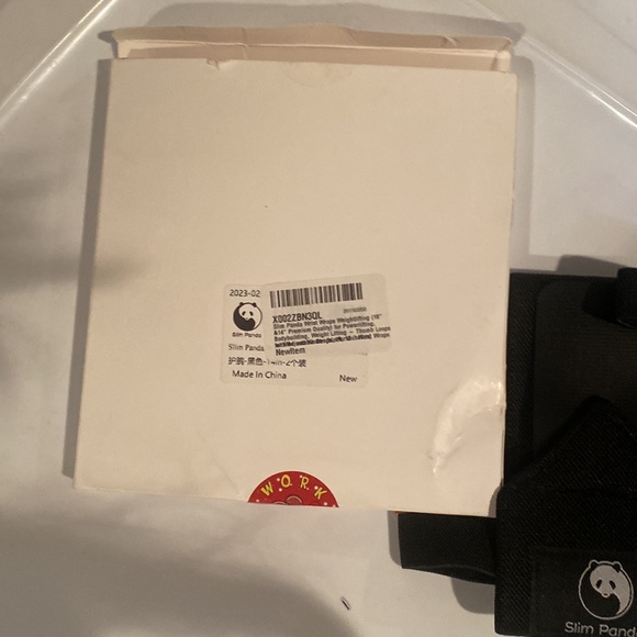 250. Wrist Straps for Weight Lifting, 1 pair - Picture 2 of 5